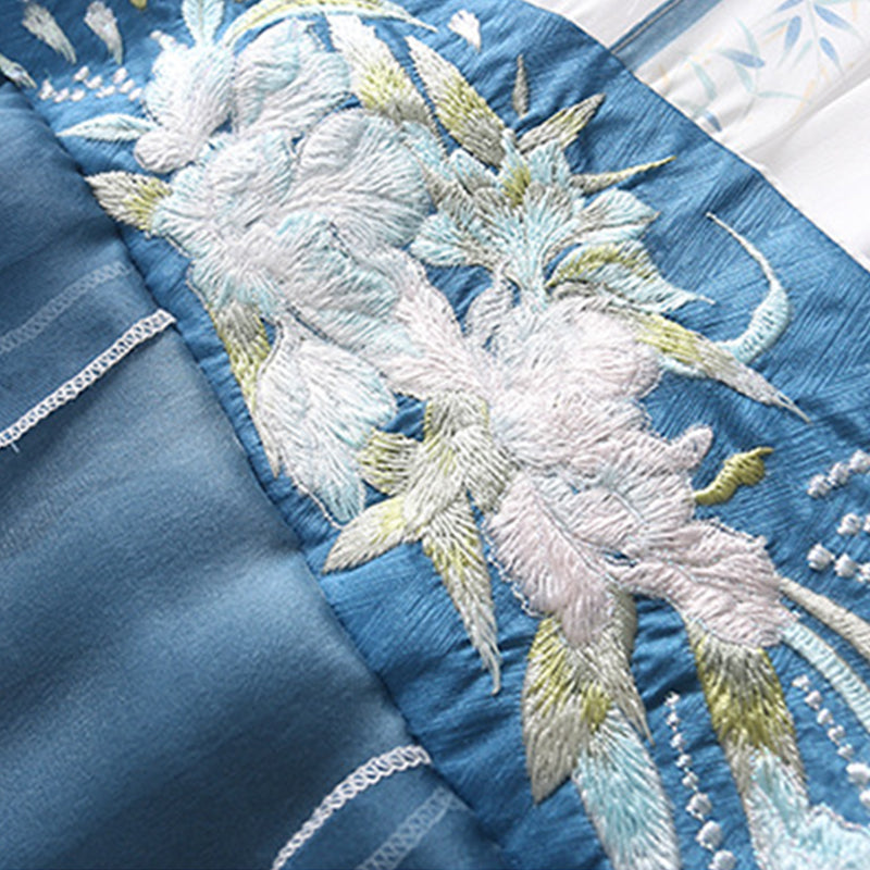 Children's Mozhu 墨竹 Hanfu Suit Spring Summer Autumn