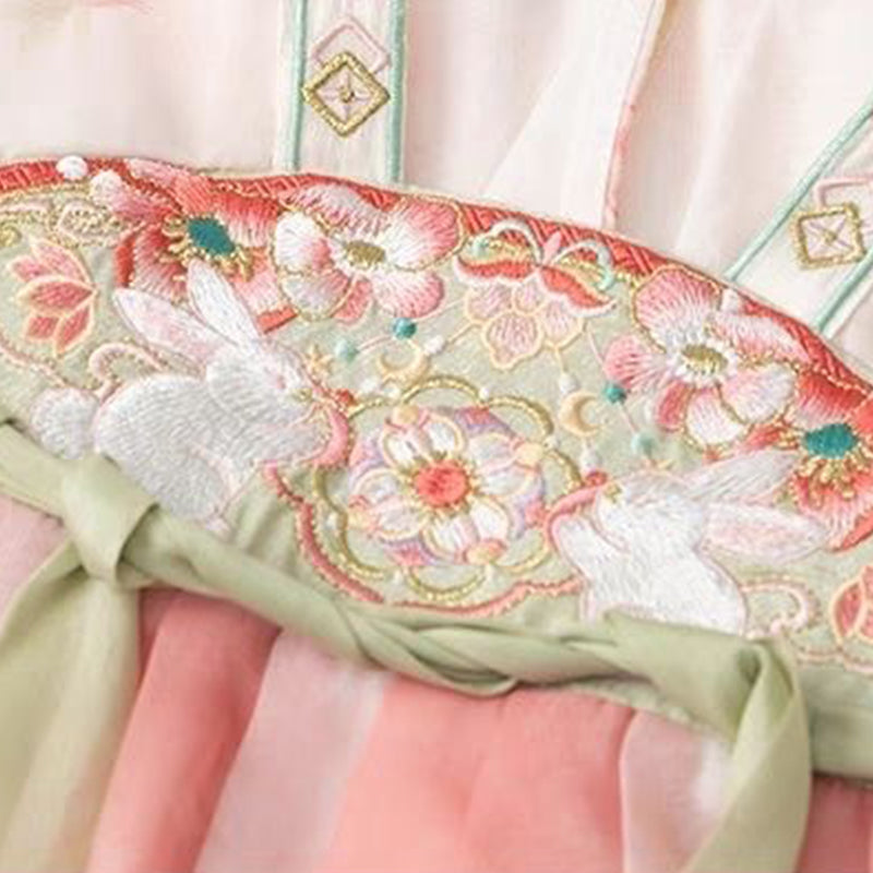 Children's Dress Fendai 粉黛 Ruqun Spring Summer Autumn