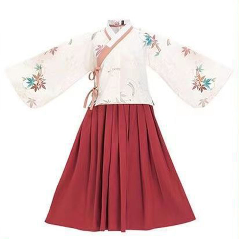 Children's Hanfu Caimei 采梅 Suit Spring Autumn Winter
