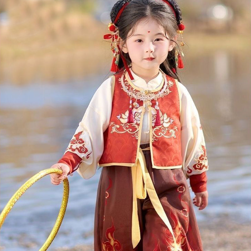 MYTH Kinder Nezha 哪吒 Kostüm Jungen Mädchen Animation Charakter Cosplay Outfits