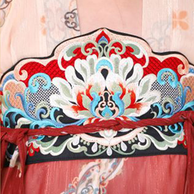 TANG Dynasty Dress Nichang 霓裳 Women's Chest High Ruqun Spring Summer Autumn