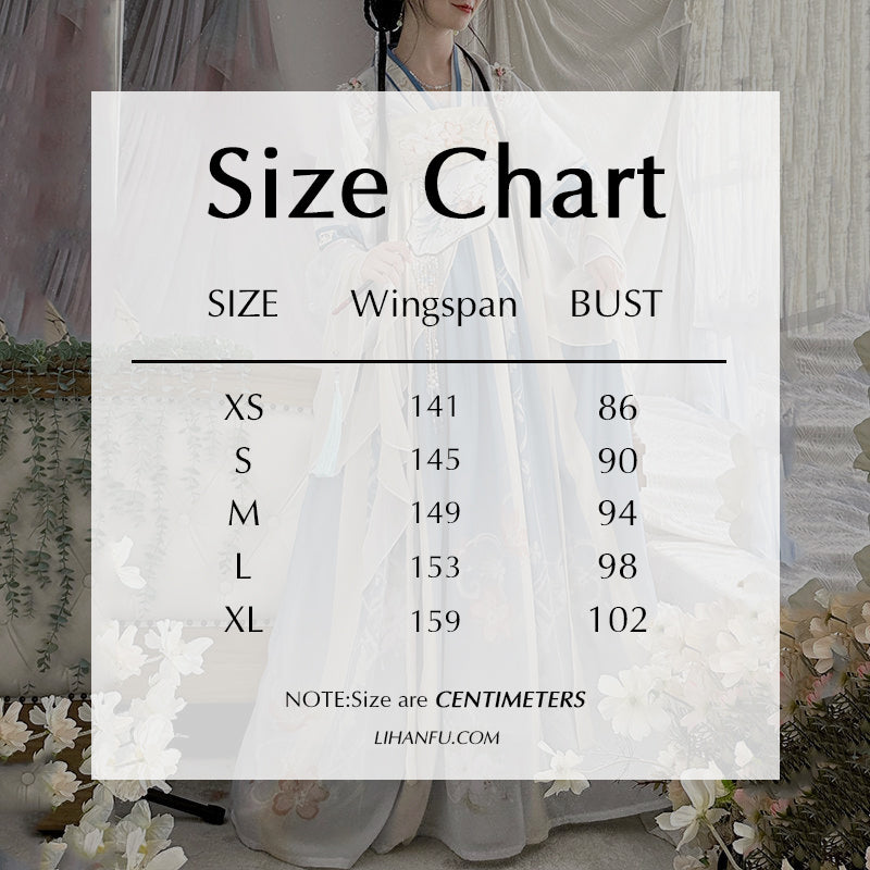 TANG Dynasty Dress Fuqu 芙蕖 Women's Chest High Ruqun Spring Summer Autumn