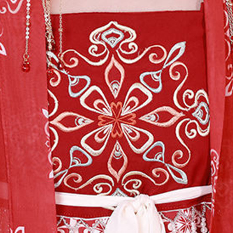 TANG Dynasty Hanfu Women's Fanhua Yu 繁花语 Skirt Spring Summer Autumn