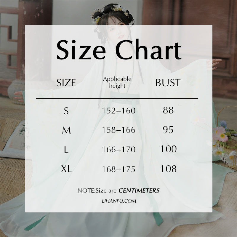 SONG Dynasty Hanfu Women's Xiangsiyi 相思意 Skirt Spring Summer Autumn