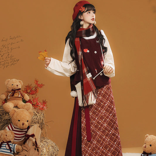 New Chinese Style Clothing Chunxin Dream Island "梦岛" Women's Modern Hanfu Winter Autumn