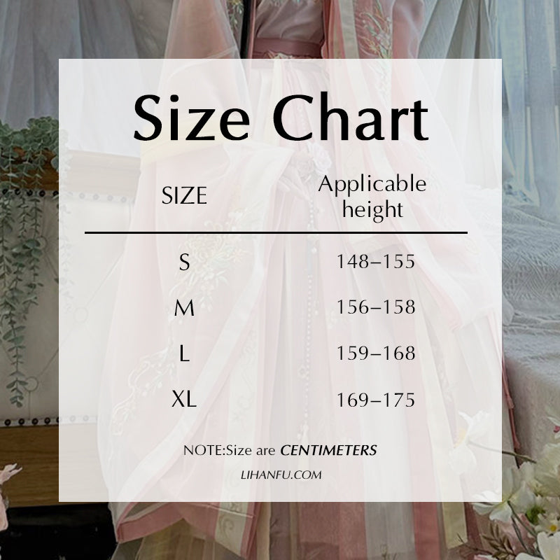 SONG Dynasty Hanfu Women's Chunyuwan 春欲晚 Skirt Spring Summer Autumn