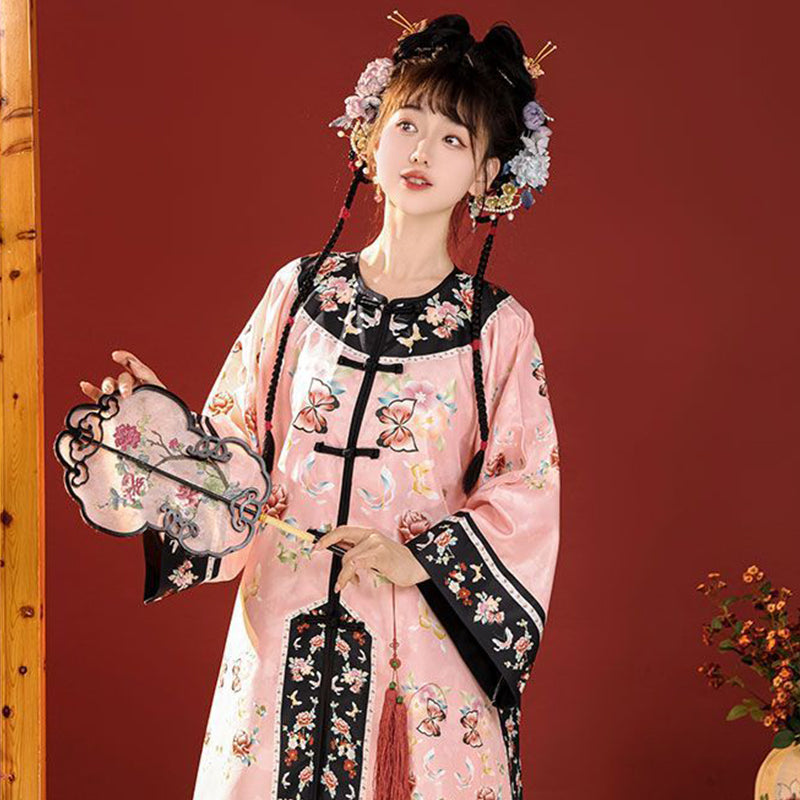 QING Dynasty Hanfu Women's Jixiang 吉祥 Skirt Spring Summer Autumn