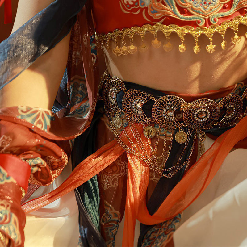 Chinese Hanfu Women's Dress Guiding Feitian 飞天 Dunhuang