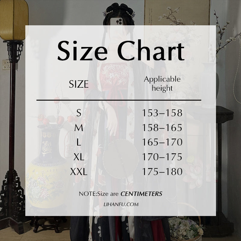 TANG Dynasty Dress Women's Zhuohua 灼华 Ruqun Spring Summer Autumn