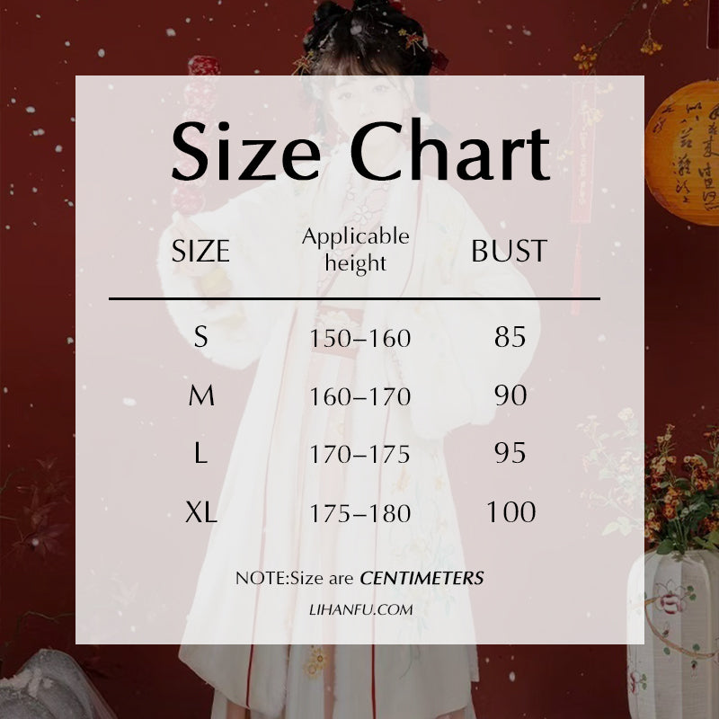 Women's Chinese New Year Huakaizhujin 花开珠锦 Hanfu Winter