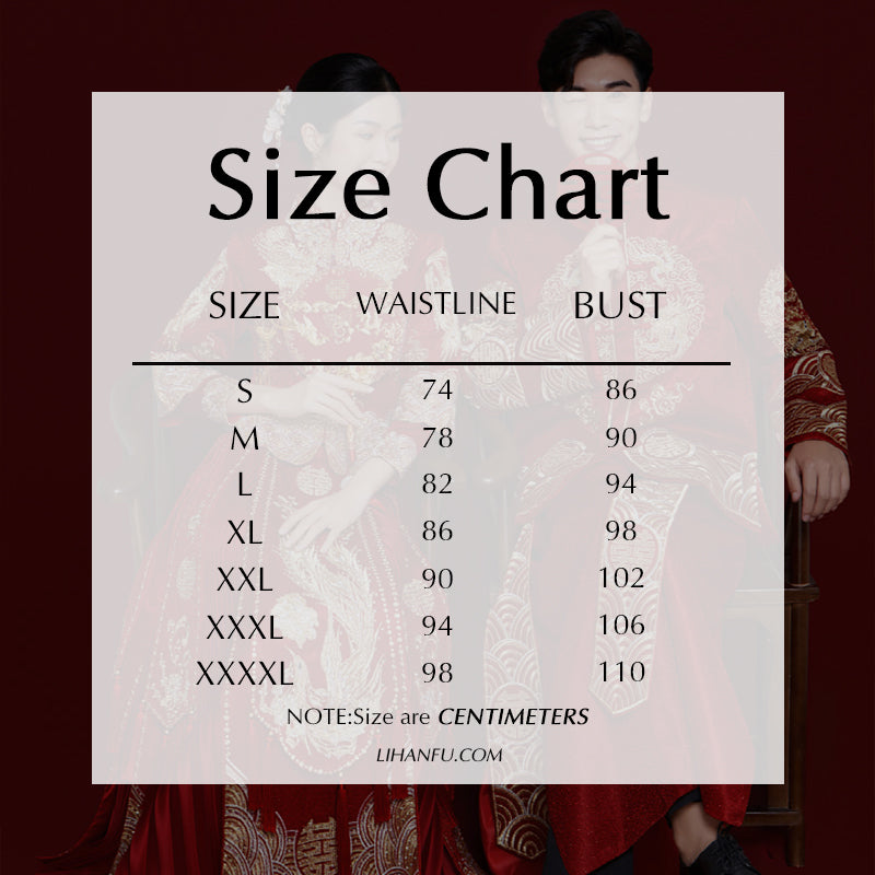 Chinese Wedding Long Sleeves Men Women Bainianhaohe 百年好合 Attire