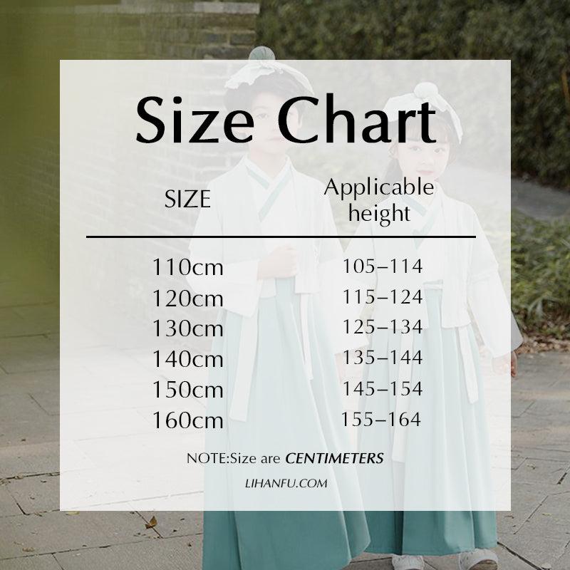 Children's Traditional Xiuzhu 秀珠 Suit Spring Summer Autumn