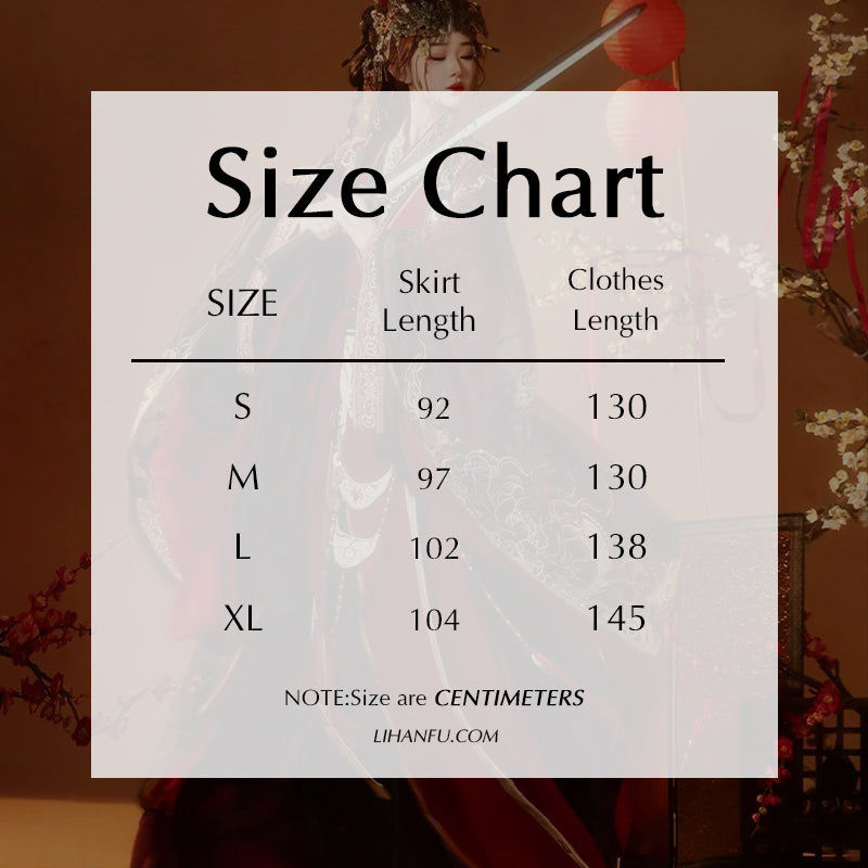 Warring States Women's Dress Honglianyehuo 红莲业火 Traditional Chinese Hanfu Clothing Spring Autumn