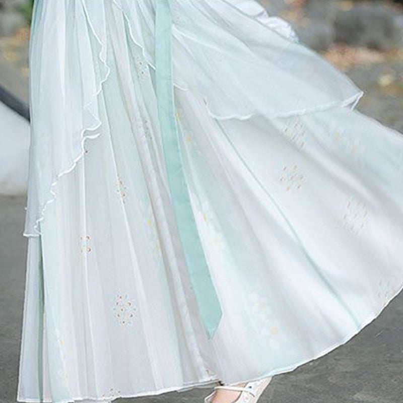 Children's Traditional Scholar Suit Zhuting 竹亭 Hanfu Spring Summer Autumn