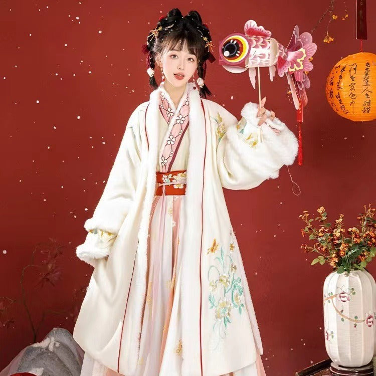 Women's Chinese New Year Huakaizhujin 花开珠锦 Hanfu Winter