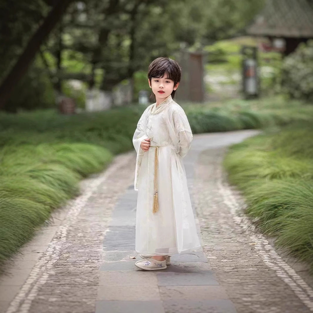 Children's Traditional Scholar Jinbang 金榜 Suit Spring Summer Autumn