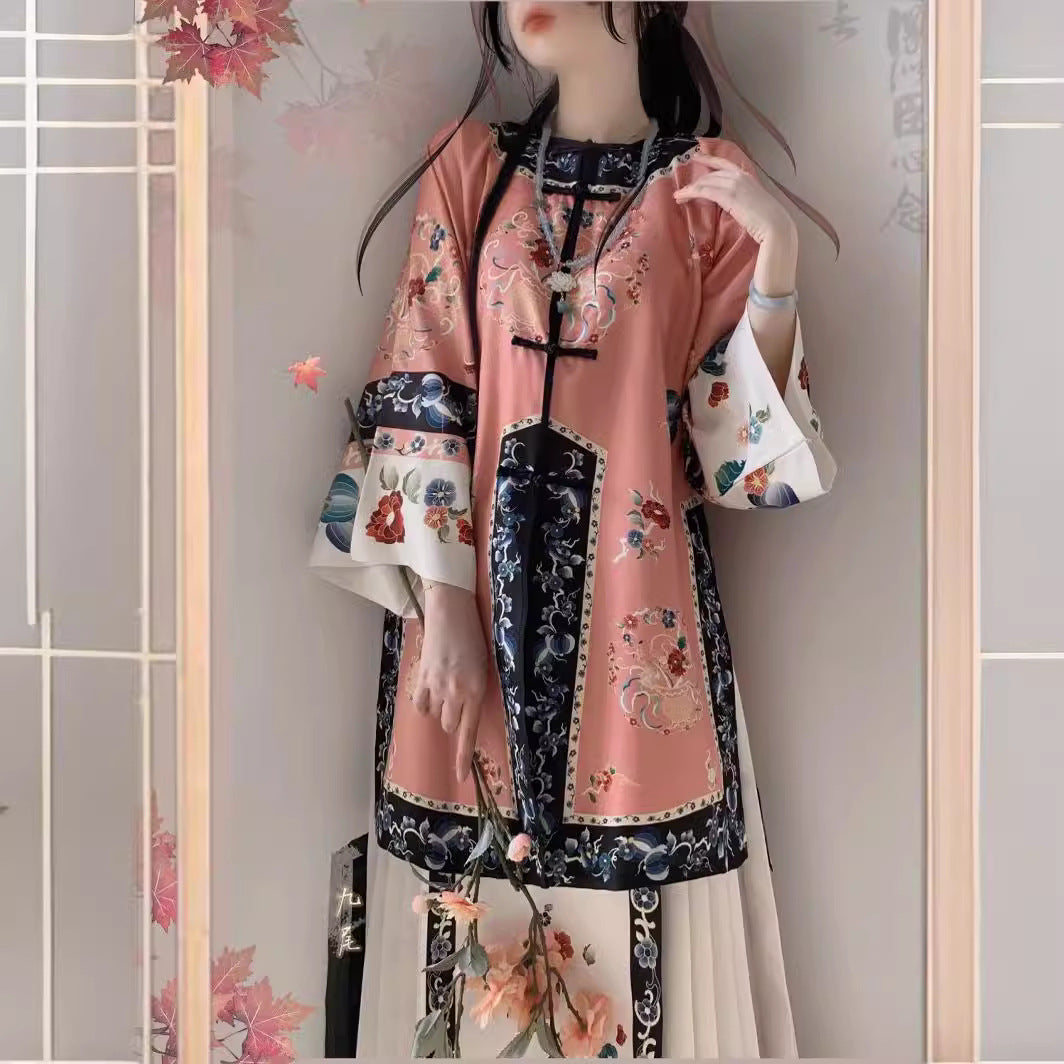 QING Dynasty Skirt Women's Man 满 Spring Summer Autumn