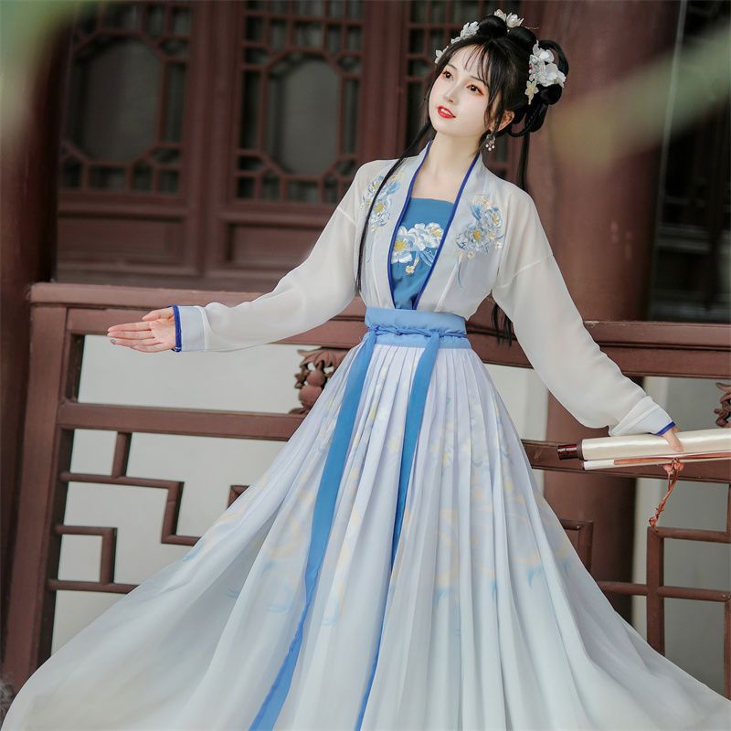SONG Dynasty Hanfu Women's Xiangsiyi 相思意 Skirt Spring Summer Autumn