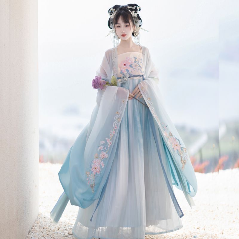 TANG Dynasty Hanfu Women's Fendai 粉黛 Skirt Spring Summer Autumn