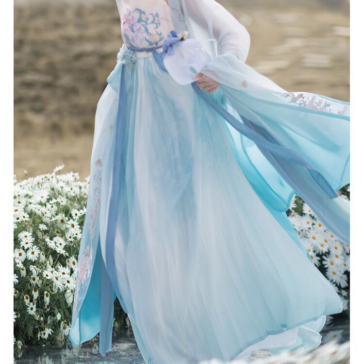 TANG Dynasty Hanfu Women's Fendai 粉黛 Skirt Spring Summer Autumn