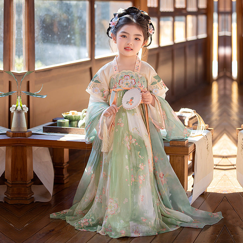 TANG Dynasty Children's Ying 樱 Ruqun Spring Summer Autumn