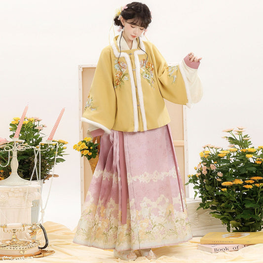 New Chinese Style Clothing Chunxin Nuanyu "暖玉" Women's Modern Hanfu Winter Autumn