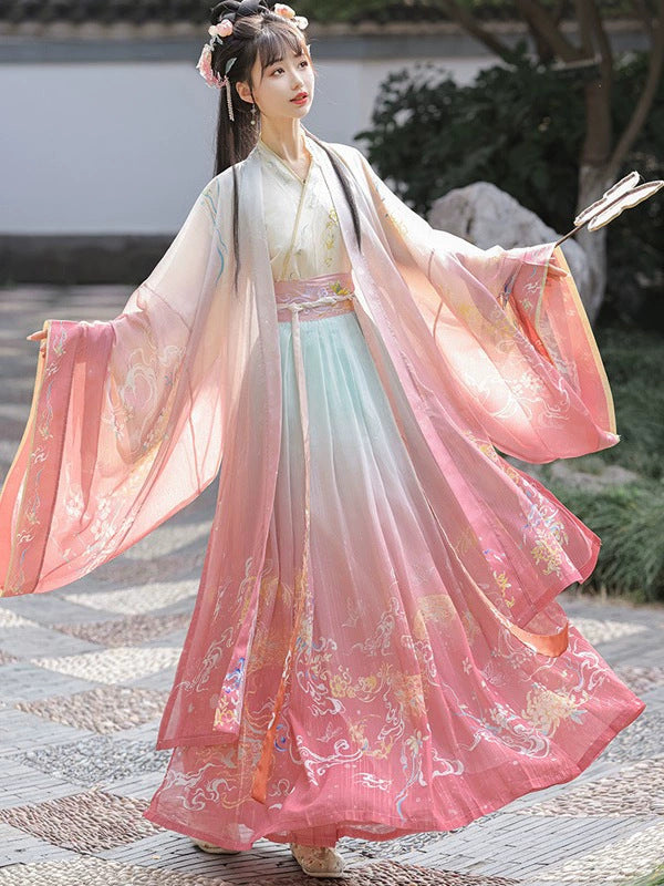 WEIJIN Dynasty Cangmingyue 沧溟月 Women's Dress Spring Summer Autumn