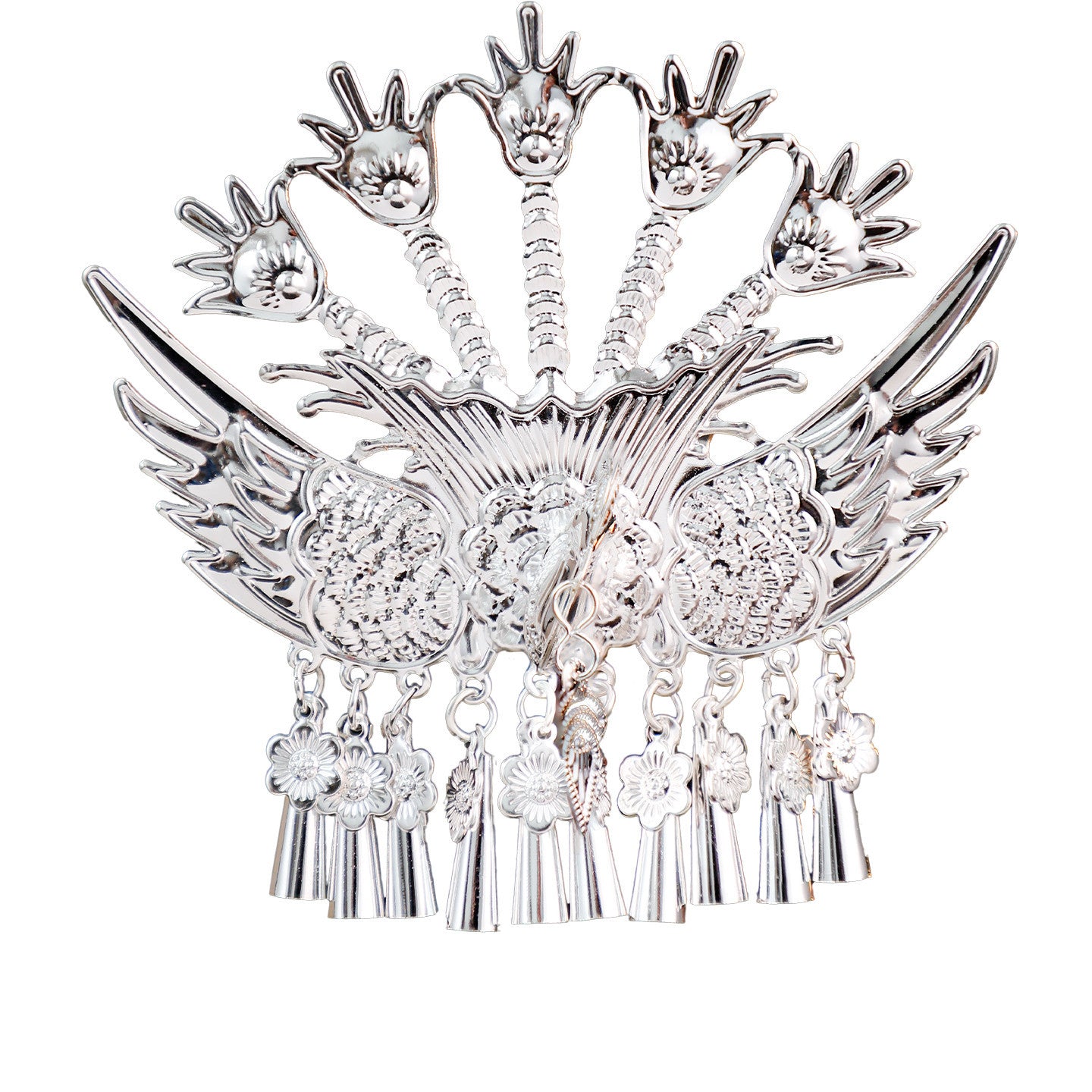 Miao Ornaments Yaoqi 瑶绮 Traditional Chinese Hair jewelry Hanfu Historical Headgear