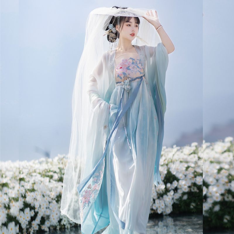TANG Dynasty Hanfu Women's Fendai 粉黛 Skirt Spring Summer Autumn