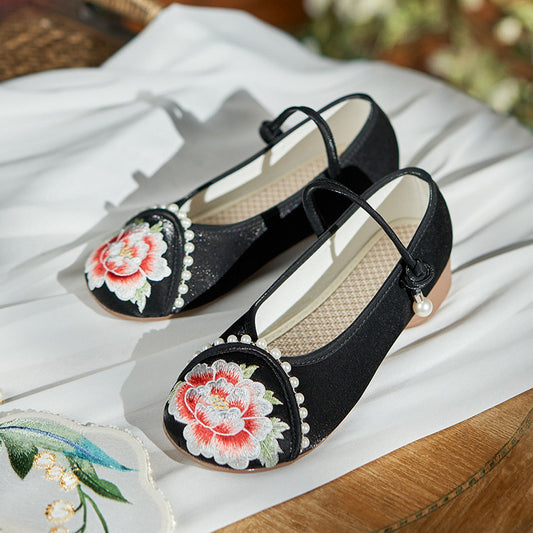 Women's Traditional Shoes Hongluan 红鸾 Chinese Increase Spring Summer Autumn