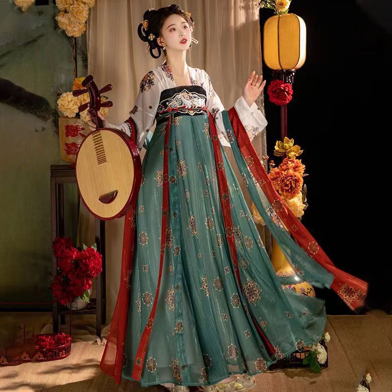 TANG Dynasty Dress Women's Changan City 长安城 Ruqun Spring Summer Autumn