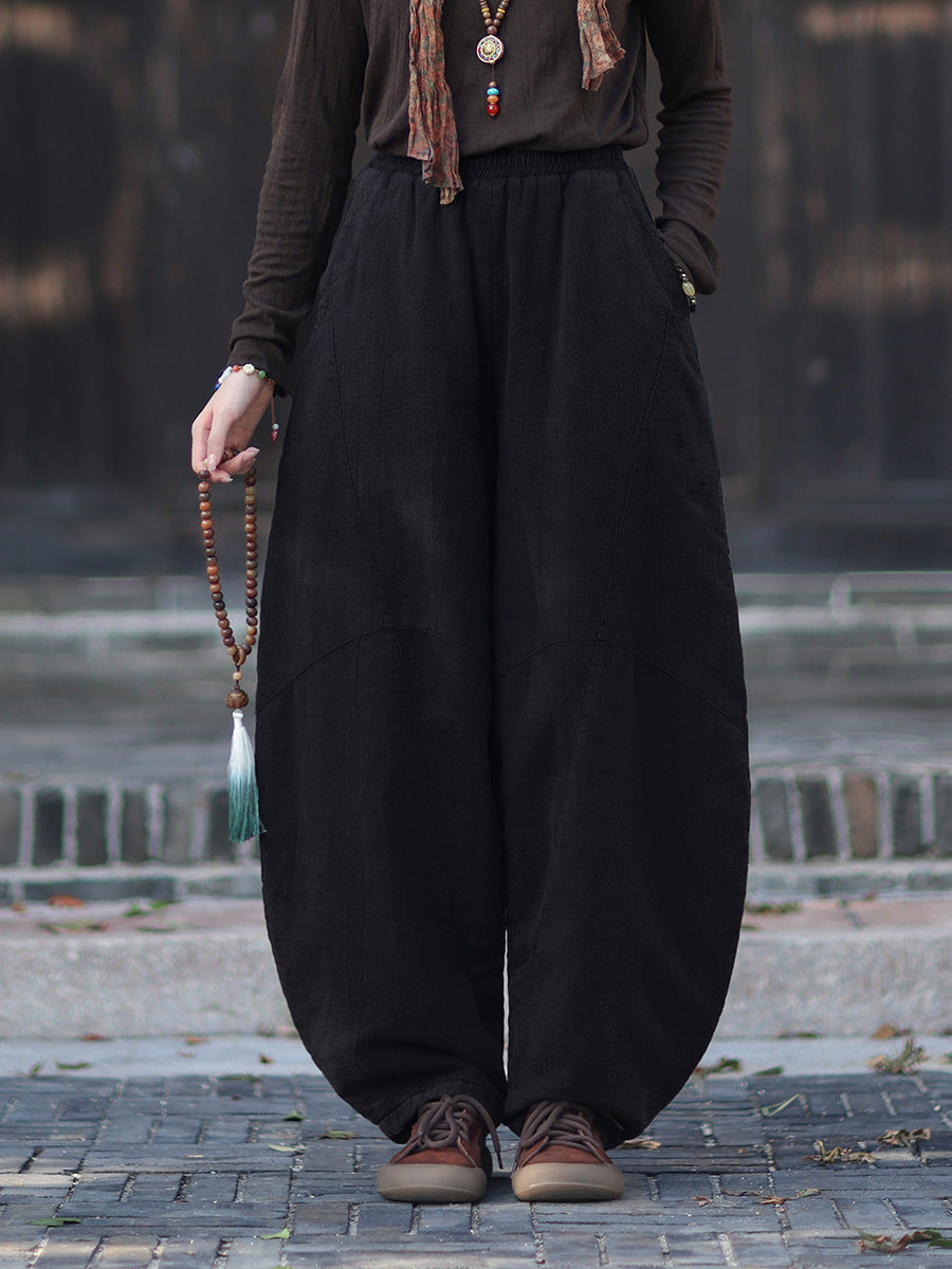 Linen Pants Anran "安然" Han Element Clothing Women's Modern Hanfu Spring Autumn