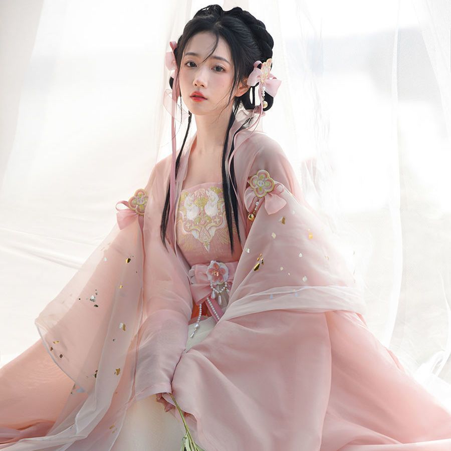 TANG Dynasty Hanfu Women's Xiaochunfeng 笑春风 Skirt Spring Summer Autumn