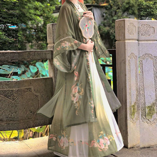 SONG Dynasty Hanfu Women's Guyue 古月 Skirt Clothing Spring Summer Autumn