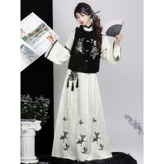 New Chinese Style Clothing Chunxin Mengxiao "梦晓" Women's Modern Hanfu Winter Autumn