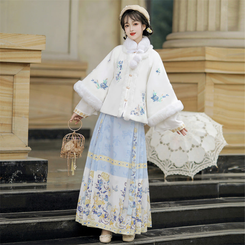 New Chinese Style Clothing Chunxin Lanting "兰亭" Women's Modern Hanfu Winter Autumn