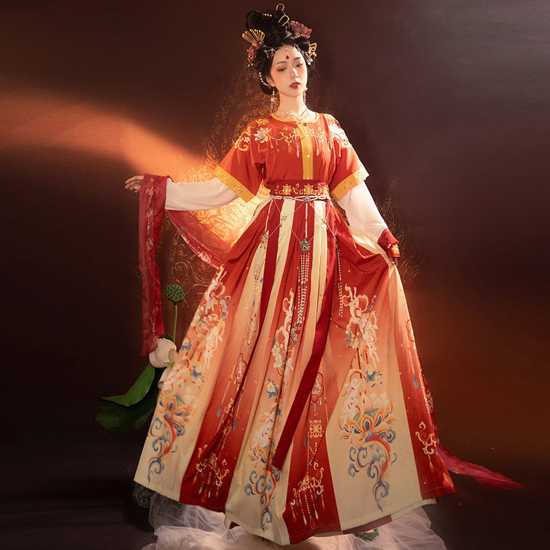 TANG Dynasty Skirt Women's Jianan 迦南 Hanfu Spring Summer Autumn
