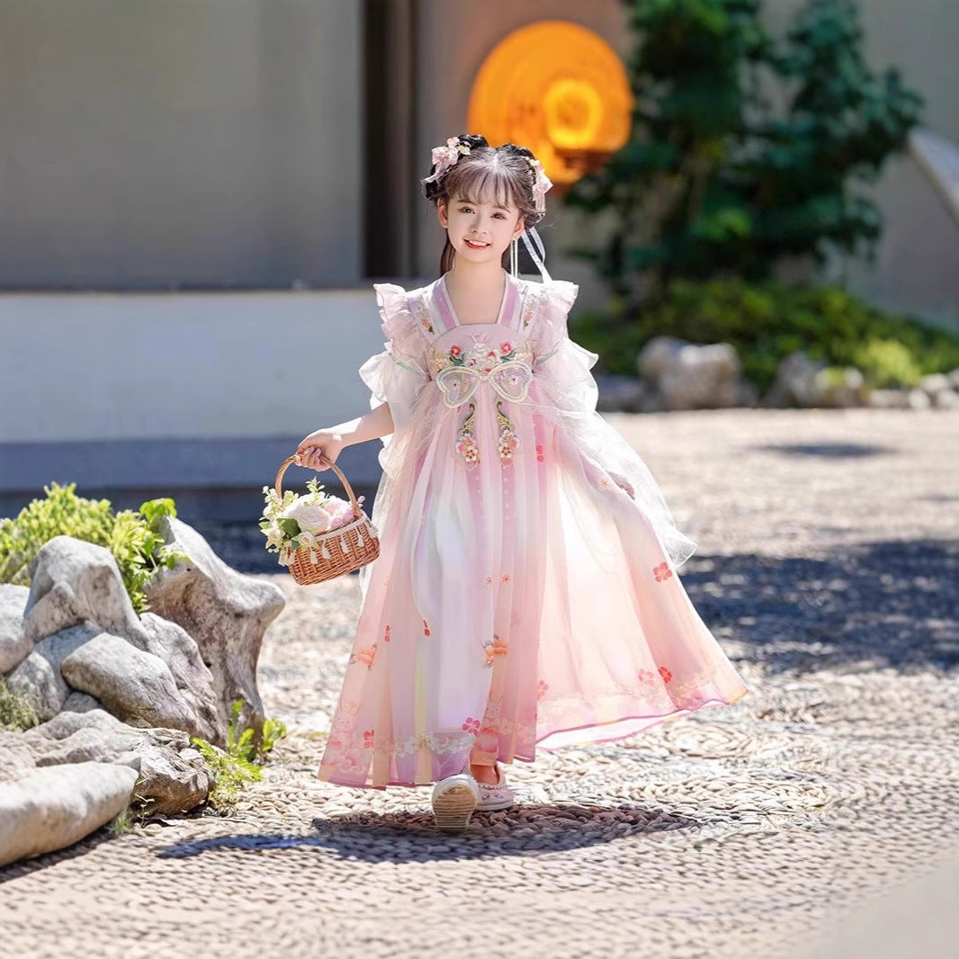 TANG Dynasty Children's Butterfly 蝴蝶 Ruqun Spring Summer Autumn