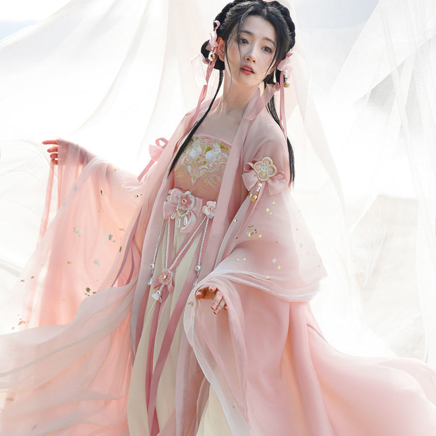 TANG Dynasty Hanfu Women's Xiaochunfeng 笑春风 Skirt Spring Summer Autumn