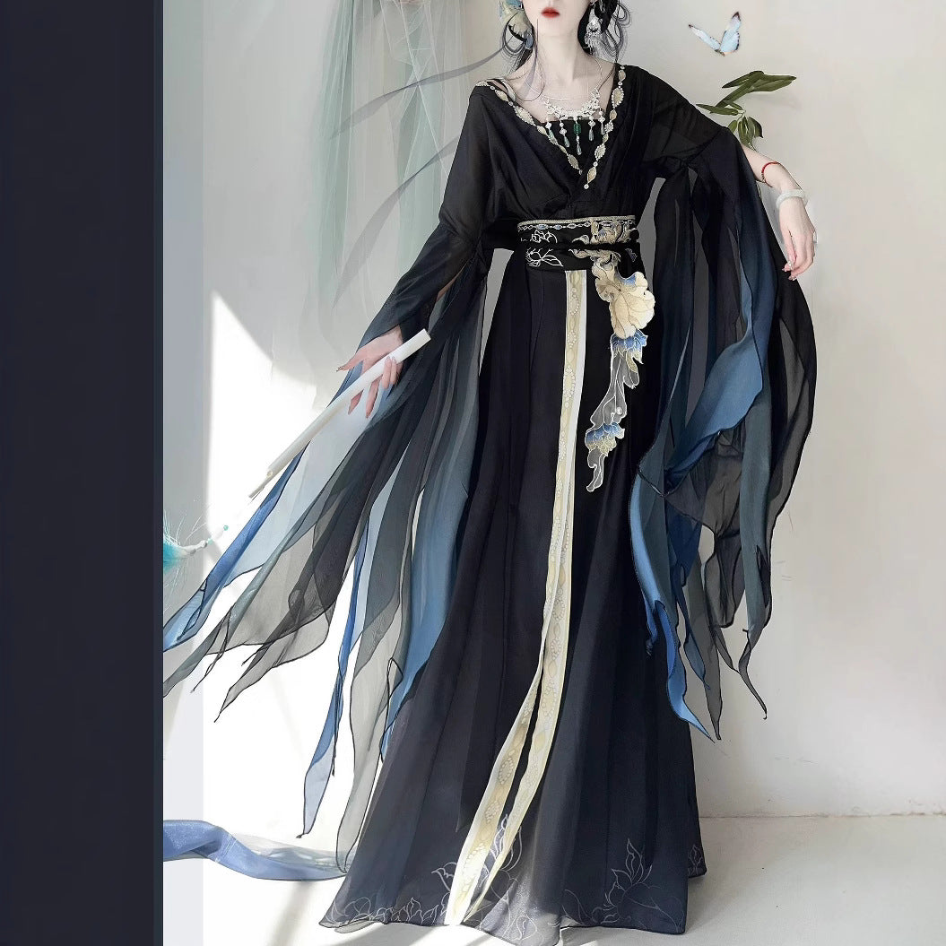 WEIJIN Dynasty Hanfu Women's Moli 墨璃 Skirt Spring Summer Autumn
