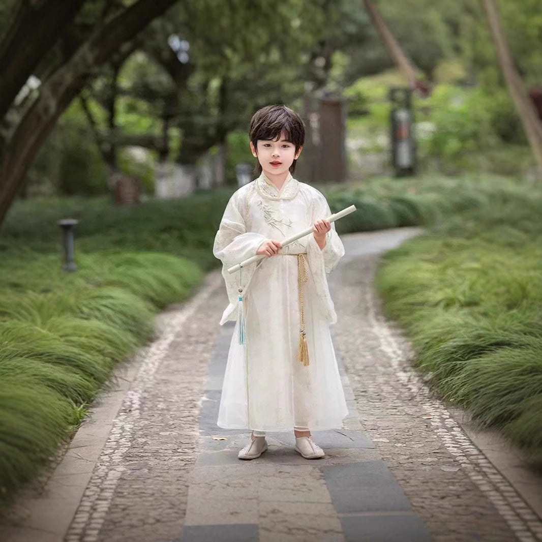 Children's Traditional Scholar Jinbang 金榜 Suit Spring Summer Autumn