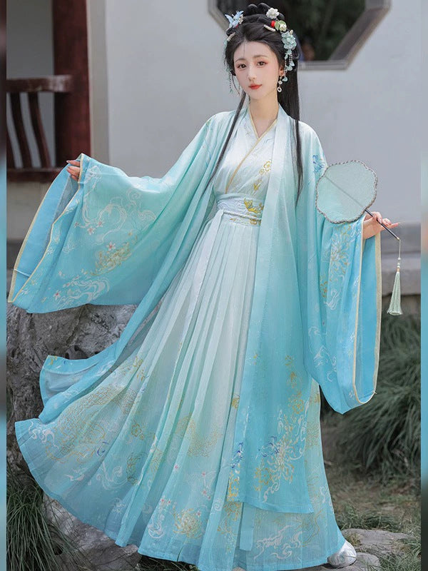 WEIJIN Dynasty Cangmingyue 沧溟月 Women's Dress Spring Summer Autumn