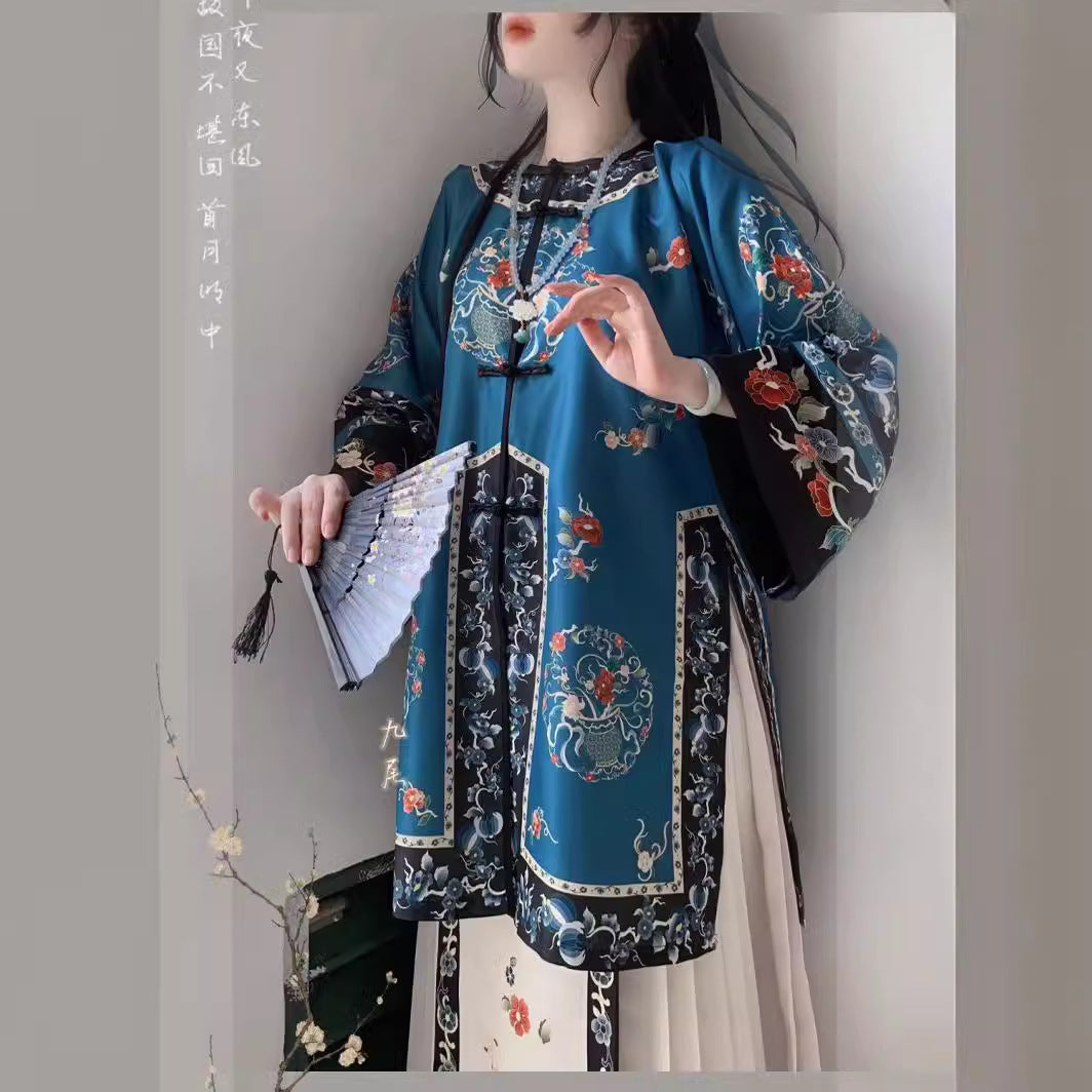 QING Dynasty Skirt Women's Man 满 Spring Summer Autumn