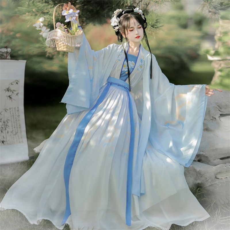 SONG Dynasty Hanfu Women's Xiangsiyi 相思意 Skirt Spring Summer Autumn