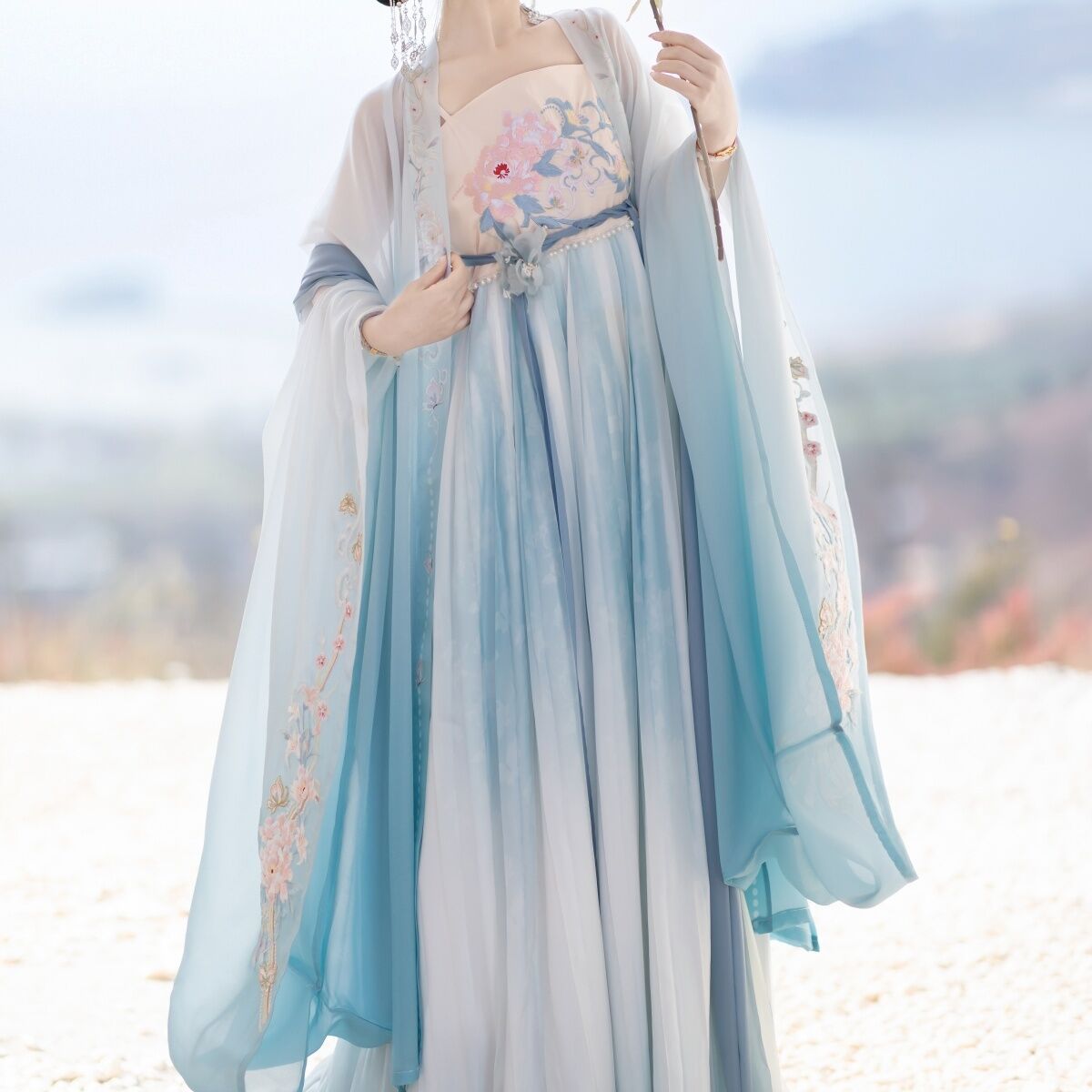 TANG Dynasty Hanfu Women's Fendai 粉黛 Skirt Spring Summer Autumn