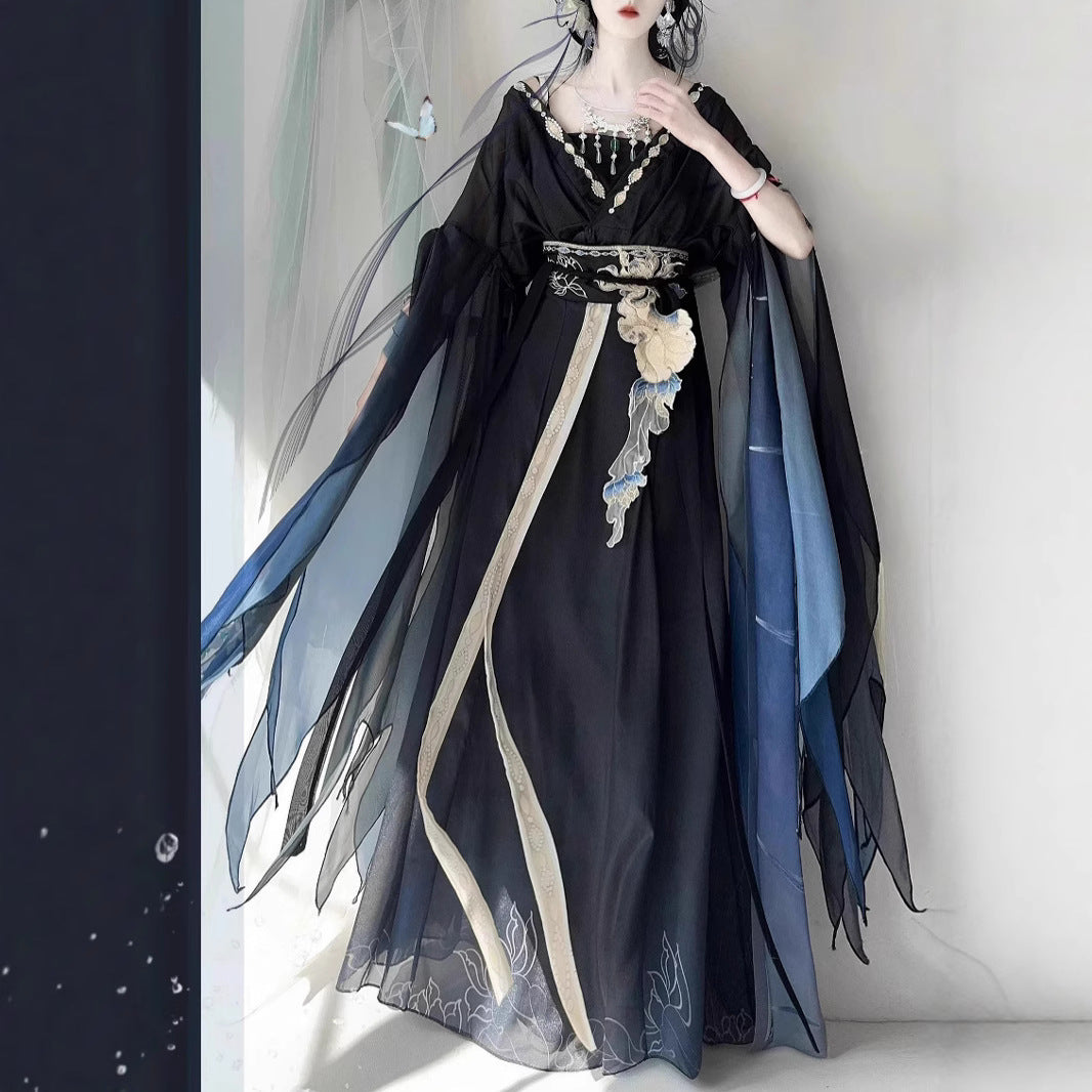 WEIJIN Dynasty Hanfu Women's Moli 墨璃 Skirt Spring Summer Autumn