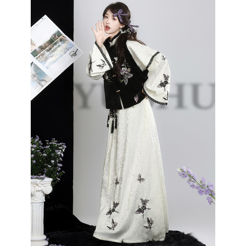 New Chinese Style Clothing Chunxin Mengxiao "梦晓" Women's Modern Hanfu Winter Autumn