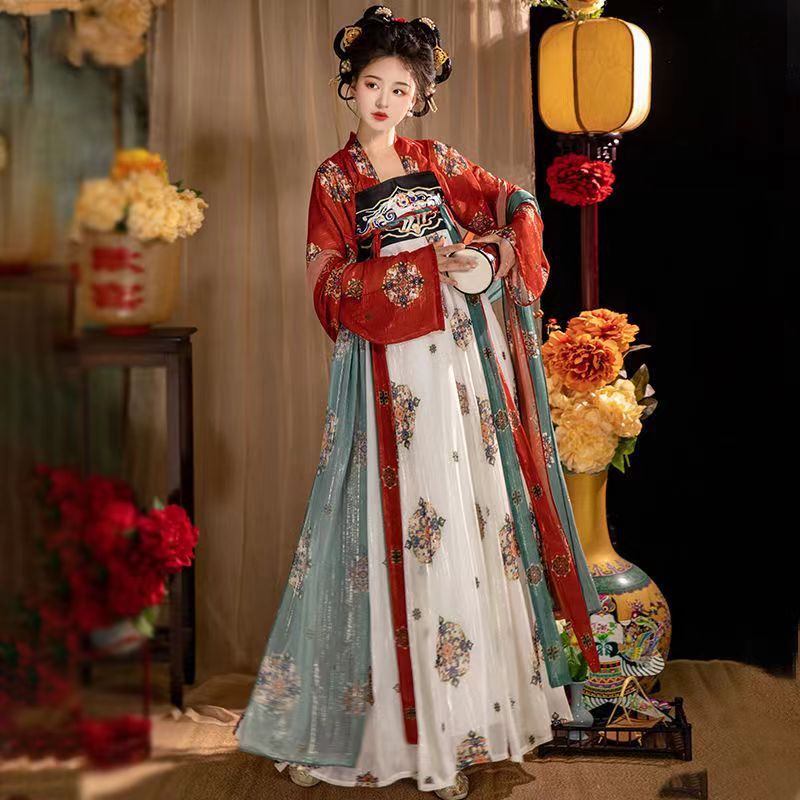 TANG Dynasty Dress Women's Changan City 长安城 Ruqun Spring Summer Autumn