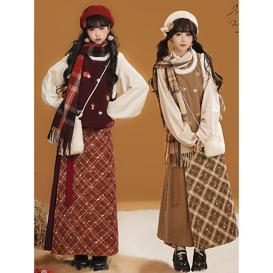 New Chinese Style Clothing Chunxin Dream Island "梦岛" Women's Modern Hanfu Winter Autumn