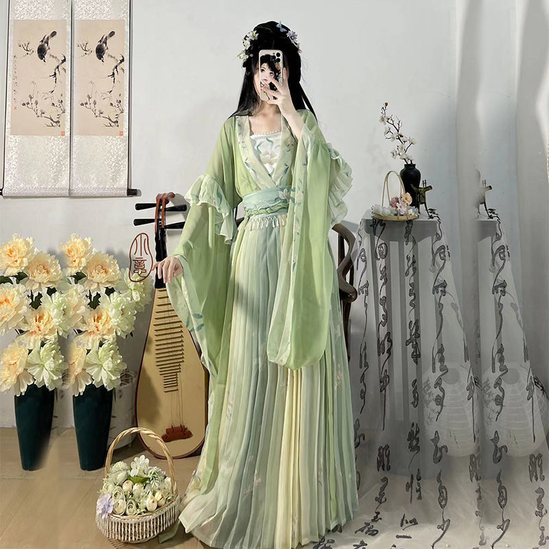 WEIJIN Dynasty Hanfu Women's Qingyi 清逸 Skirt Spring Summer Autumn